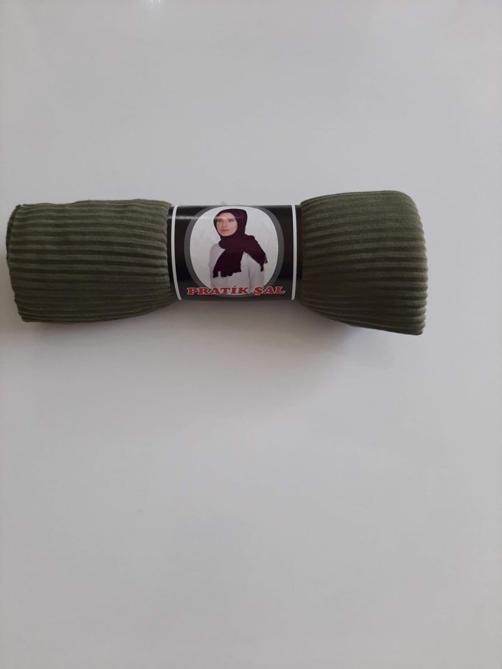 HAKİ PLİSELİ PRATİK ŞAL